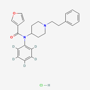 N-(phenyl-d5)-N-[1-(2-phenylethyl)-4-piperidinyl]-3-furancarboxamide,monohydrochloride