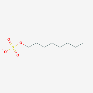 molecular formula C8H17O4S- B1235777 辛基硫酸盐 