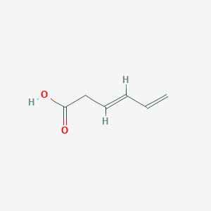 molecular formula C6H8O2 B12357791 3,5-Hexadienoic acid CAS No. 29949-29-9