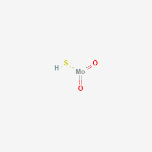 molecular formula HMoO2S- B1235780 Dioxo(sulfanyl)molybdenum 