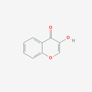 molecular formula C9H6O3 B1235781 3-Hydroxychromen-4-one CAS No. 13400-26-5