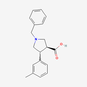 Trans-1-benzyl-4-m-tolylpyrrolidine-3-carboxylic acid