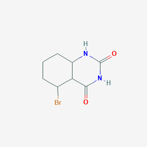 5-bromo-4a,5,6,7,8,8a-hexahydro-1H-quinazoline-2,4-dione