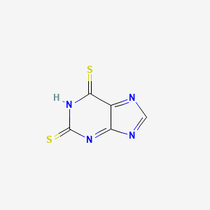 molecular formula C5H2N4S2 B12357860 Purine-2,6-dithione 