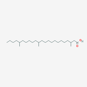 molecular formula C26H52O2 B1235788 3,13,19-三甲基-三癸酸 