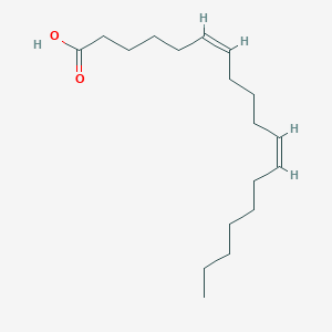 molecular formula C18H32O2 B1235794 6Z,11Z-octadecadienoic acid 