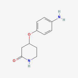 4-(4-Aminophenoxy)piperidin-2-one