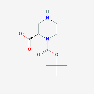 1,2-Piperazinedicarboxylic acid, 1-(1,1-dimethylethyl) ester, (2S)-