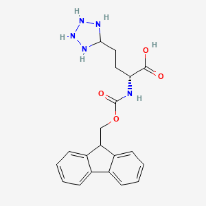 (2R)-2-(9H-fluoren-9-ylmethoxycarbonylamino)-4-(tetrazolidin-5-yl)butanoic acid