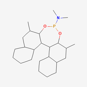 N,N,10,16-tetramethyl-12,14-dioxa-13-phosphapentacyclo[13.8.0.02,11.03,8.018,23]tricosan-13-amine