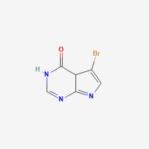 5-Bromo-3,4a-dihydropyrrolo[2,3-d]pyrimidin-4-one