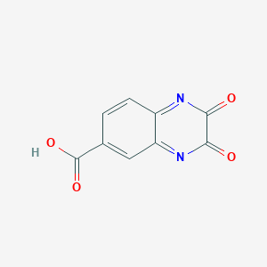 molecular formula C9H4N2O4 B12358056 2,3-Dioxoquinoxaline-6-carboxylic acid 