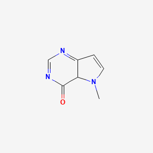 5-methyl-4aH-pyrrolo[3,2-d]pyrimidin-4-one