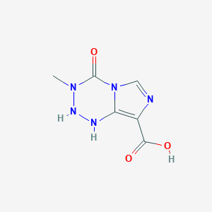 3-Methyl-4-oxo-1,2-dihydroimidazo[5,1-d][1,2,3,5]tetrazine-8-carboxylic acid