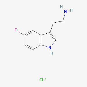 molecular formula C10H11ClFN2 B12358183 5-Fluorotryptamine, HCl 