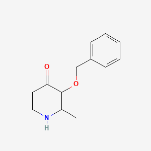 2-Methyl-3-phenylmethoxypiperidin-4-one