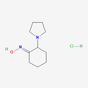 (1E)-2-pyrrolidin-1-ylcyclohexanone oxime hydrochloride