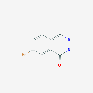 molecular formula C8H5BrN2O B12358237 7-bromo-7H-phthalazin-1-one 