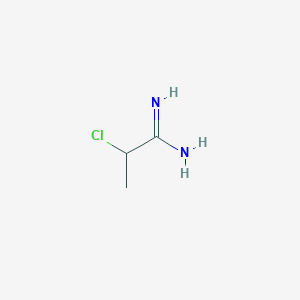 2-Chloropropanimidamide