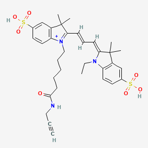 molecular formula C34H42N3O7S2+ B12358307 Cy3-YNE 