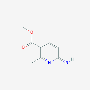 molecular formula C8H10N2O2 B12358338 methyl 6-imino-2-methyl-3H-pyridine-3-carboxylate 