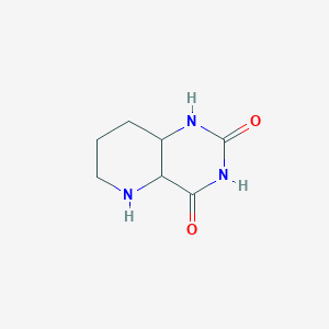 4a,5,6,7,8,8a-hexahydro-1H-pyrido[3,2-d]pyrimidine-2,4-dione