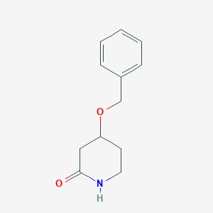 molecular formula C12H15NO2 B12358376 4-(Benzyloxy)piperidin-2-one 