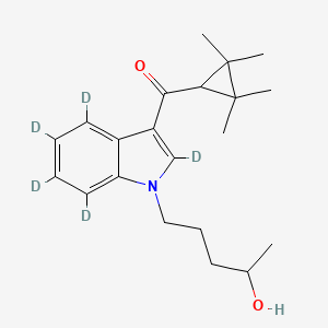 (1-(4-hydroxypentyl)-1H-indol-3-yl)(2,2,3,3-tetramethylcyclopropyl)methanone-2,4,5,6,7-d5