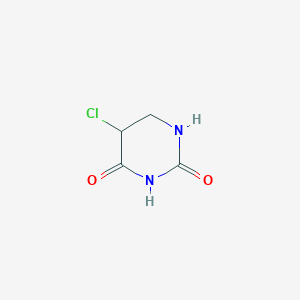 molecular formula C4H5ClN2O2 B12358427 5-chlorodihydropyrimidine-2,4(1H,3H)-dione 