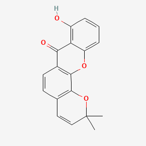 molecular formula C18H14O4 B1235843 脱氢环胍宁 CAS No. 17623-63-1