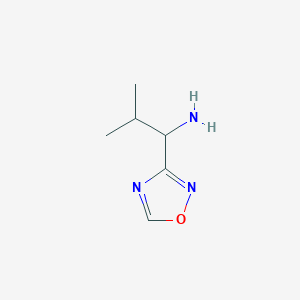 2-Methyl-1-(1,2,4-oxadiazol-3-yl)propan-1-amine