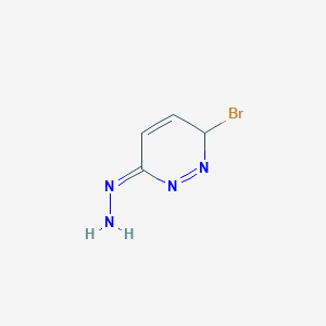 (Z)-(3-bromo-3H-pyridazin-6-ylidene)hydrazine