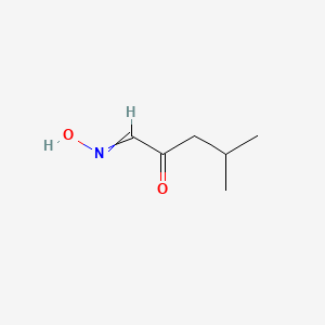 molecular formula C6H11NO2 B1235844 1-Hydroxyimino-4-methylpentan-2-one 