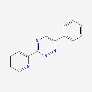 molecular formula C14H10N4 B1235845 6-苯基-3-(2-吡啶基)-1,2,4-三嗪 