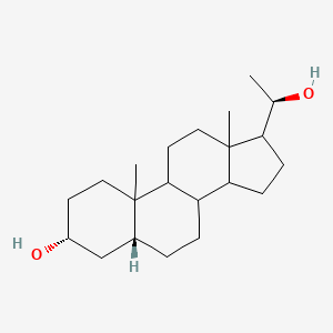 molecular formula C21H36O2 B1235848 3alpha,20alpha-Dihydroxy-5beta-pregnane 