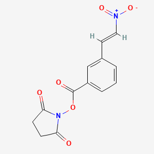 (2,5-dioxopyrrolidin-1-yl) 3-[(E)-2-nitroethenyl]benzoate