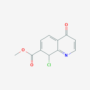 methyl 8-chloro-4-oxo-8H-quinoline-7-carboxylate