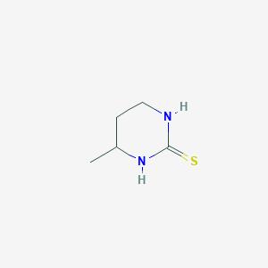 molecular formula C5H10N2S B12358544 2-Thiono-6-methyltetrahydropyrimidin 