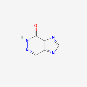 molecular formula C5H4N4O B12358572 6,7a-Dihydroimidazo[4,5-d]pyridazin-7-one 