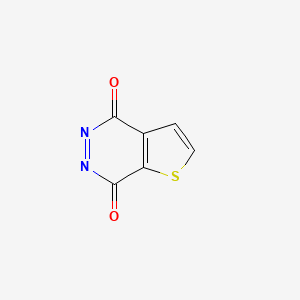 molecular formula C6H2N2O2S B12358575 Thieno[2,3-d]pyridazin-4,7-dione 