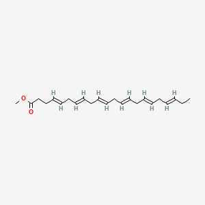 molecular formula C23H34O2 B1235860 4,7,10,13,16,19-Docosahexaenoic acid, methyl ester CAS No. 301-01-9