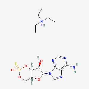 molecular formula C16H27N6O5PS B12358624 cAMPS-Rp,triethylammoniumsalt 