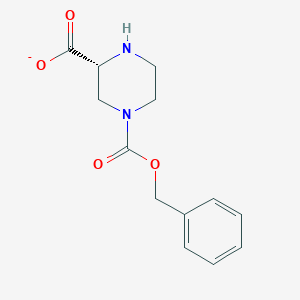 1,3-Piperazinedicarboxylic acid, 1-(phenylmethyl) ester, (3R)-