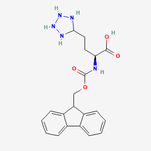 (2S)-2-(9H-fluoren-9-ylmethoxycarbonylamino)-4-(tetrazolidin-5-yl)butanoic acid