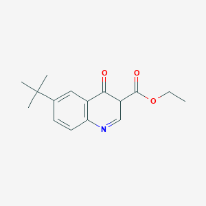 ethyl 6-tert-butyl-4-oxo-3H-quinoline-3-carboxylate