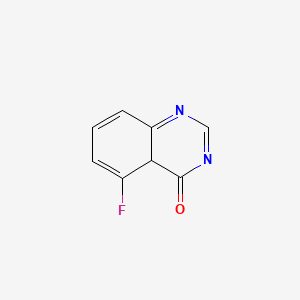 molecular formula C8H5FN2O B12358772 5-fluoro-4aH-quinazolin-4-one 