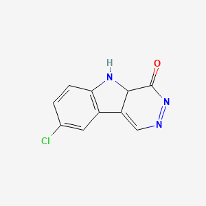 8-Chloro-4a,5-dihydropyridazino[4,5-b]indol-4-one