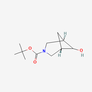 tert-butyl (1S,5R)-6-hydroxy-3-azabicyclo[3.1.1]heptane-3-carboxylate