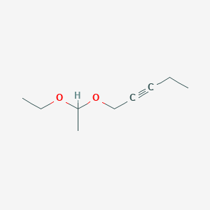 molecular formula C9H16O2 B12358817 1-(1-Ethoxyethoxy)pent-2-yne CAS No. 68480-09-1