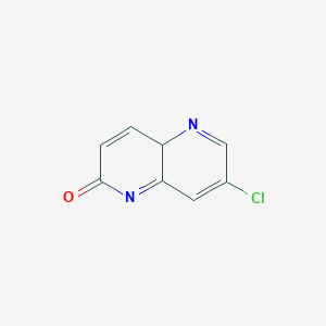 molecular formula C8H5ClN2O B12358834 7-chloro-4aH-1,5-naphthyridin-2-one 